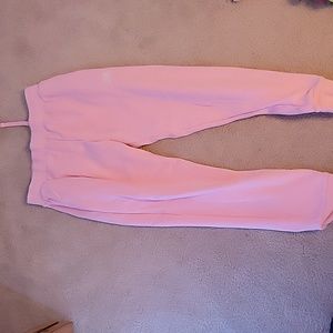 Pink nike sweatpants